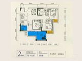 大足同光景福天成_2室2厅1卫 建面70平米