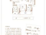 云星钱隆首府_3室2厅1卫 建面107平米