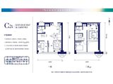 未来中心_3室2厅2卫 建面61平米