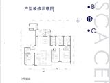 融创中心_4室2厅3卫 建面203平米