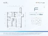 融创公园壹号_3室2厅2卫 建面135平米