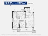 旭辉一江雲著_3室2厅2卫 建面115平米