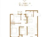 金茂智慧国际城_3室2厅1卫 建面108平米