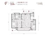 葛店建投金地博雅园_4室2厅3卫 建面184平米