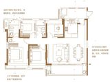 越秀金悦文华_4室2厅2卫 建面142平米