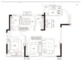 乐富强湖光秋色花园_3室2厅2卫 建面113平米