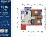 荣基尚学花园_2室2厅2卫 建面91平米