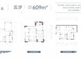 首钢云尚江来_5室3厅6卫 建面609平米