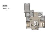 宝华紫薇花园_3室2厅2卫 建面95平米