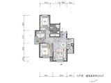 地铁星悦里_3室2厅1卫 建面103平米