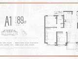 招商时代乐章_3室2厅1卫 建面89平米