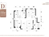 西青城投格调松萝花园_3室2厅2卫 建面143平米