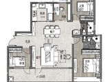 鑫江新城_4室2厅2卫 建面120平米