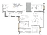 武汉万达御湖汉印_4室2厅3卫 建面264平米